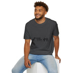 T-Shirt — "Game Over" Dino Pixel Tee (Retro Dinosaur Side-Scroller Design)