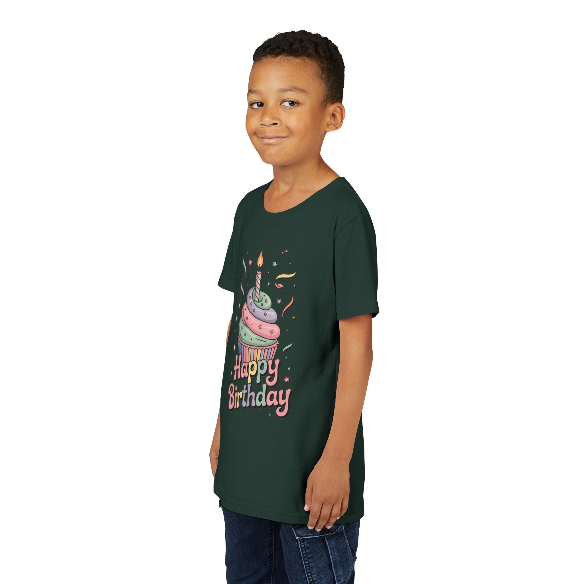 Kids "Happy Birthday" Cupcake Tee