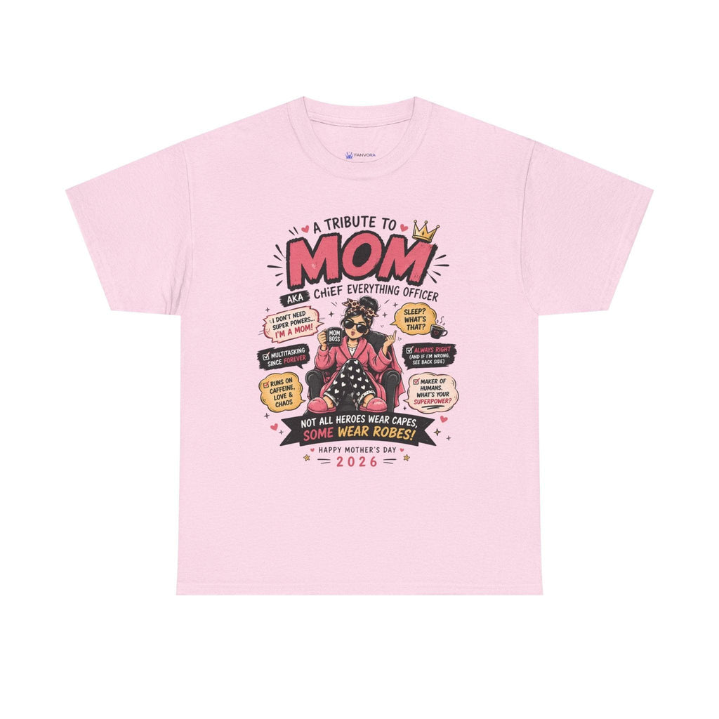 Mom Superhero T-Shirt — "I Don't Need Superpowers, I Am a Mom" Mother's Day Gift.