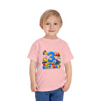 Toddler Birthday Tee — "3" Race Car Happy Birthday Shirt