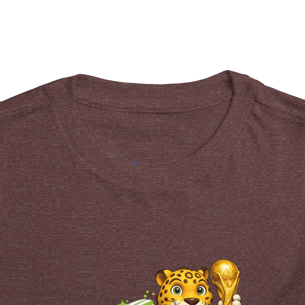 Soccer cup 2026 Toddler Soccer Tee — Cute Tiger Mascot Trophy Design