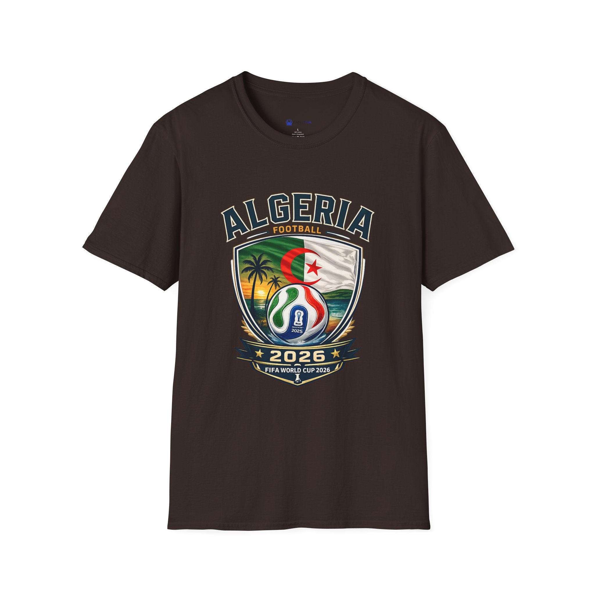 Algeria Football T-Shirt — 2026 National Team Crest Tee