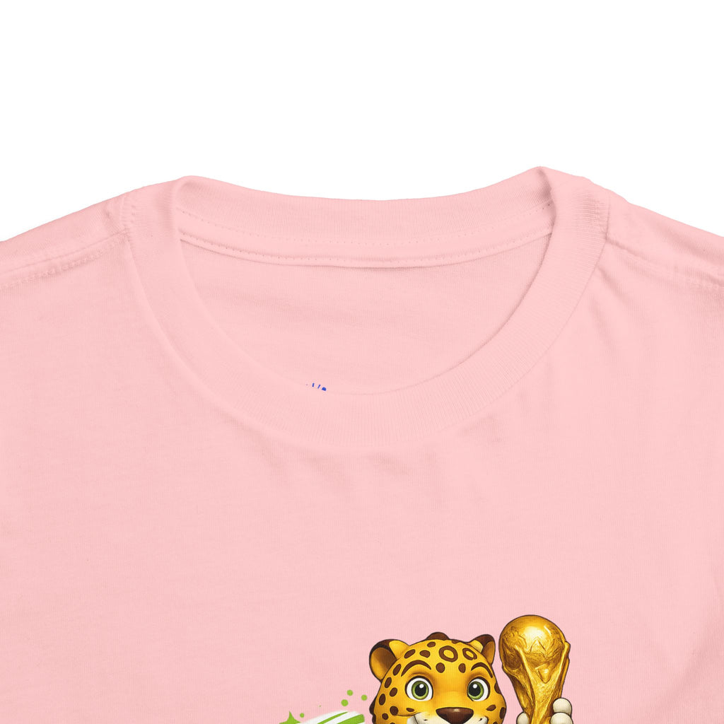 Soccer cup 2026 Toddler Soccer Tee — Cute Tiger Mascot Trophy Design