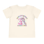 Toddler Unicorn 3rd Birthday Tee — "Happy 3rd Birthday!" Celebrate & Sparkle