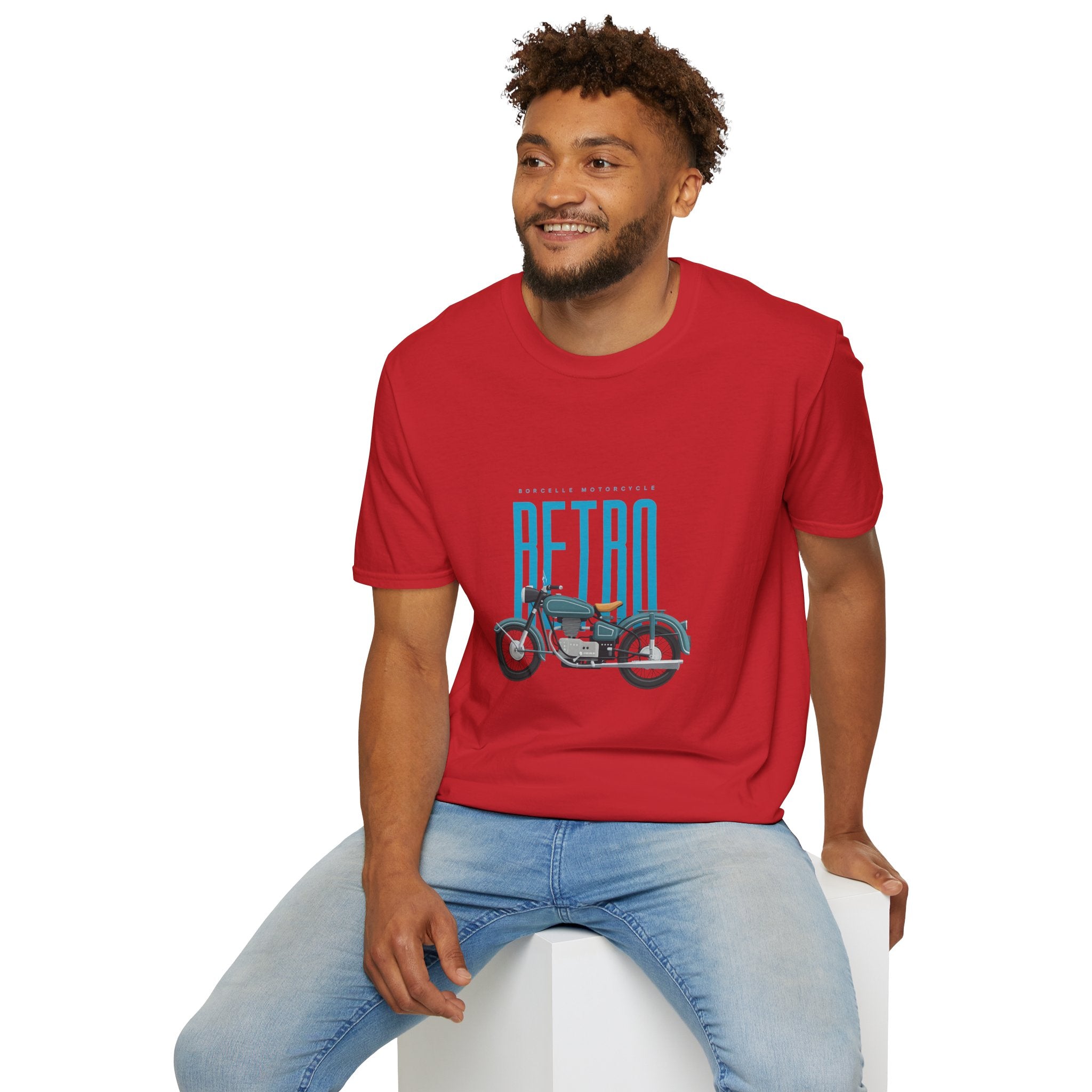 Retro Motorcycle T-Shirt — Vintage Bike Graphic Tee