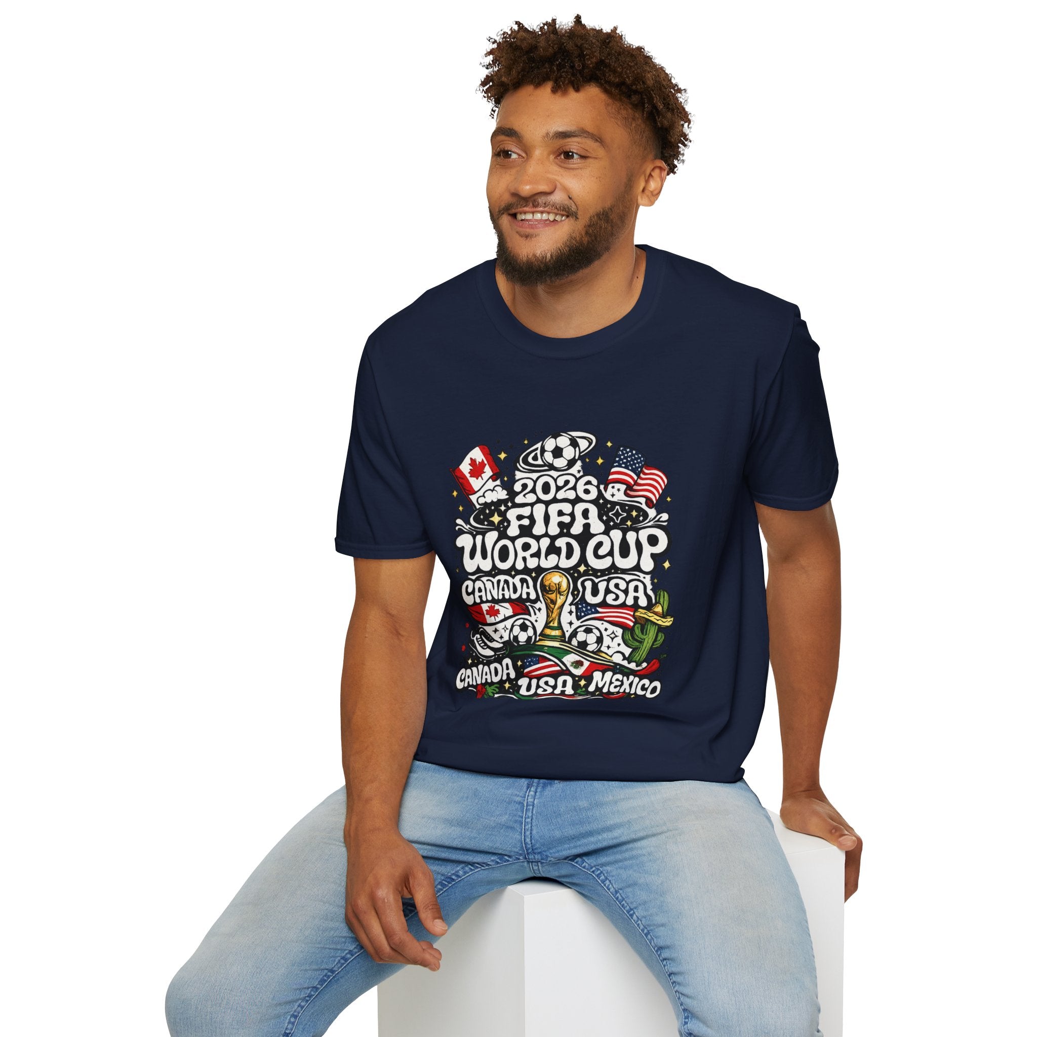 soccer T-Shirt — Canada USA Mexico Fans Shirt
