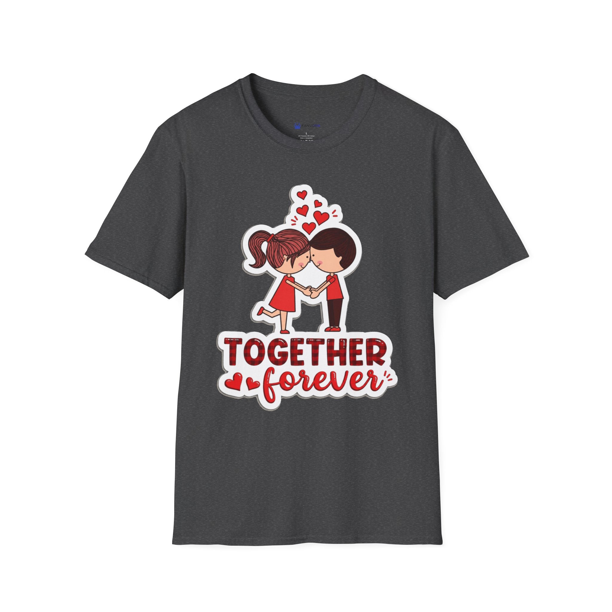 Together Forever Couple T-Shirt — Cute Kids-Style Valentine Tee