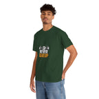Never Give Up Fitness T-Shirt — Motivational Gym Tee with Dumbbell Graphic