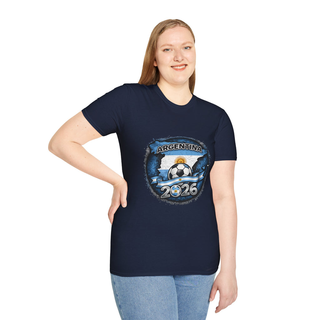 Argentina Soccer T‑Shirt 2026 — Fan Jersey