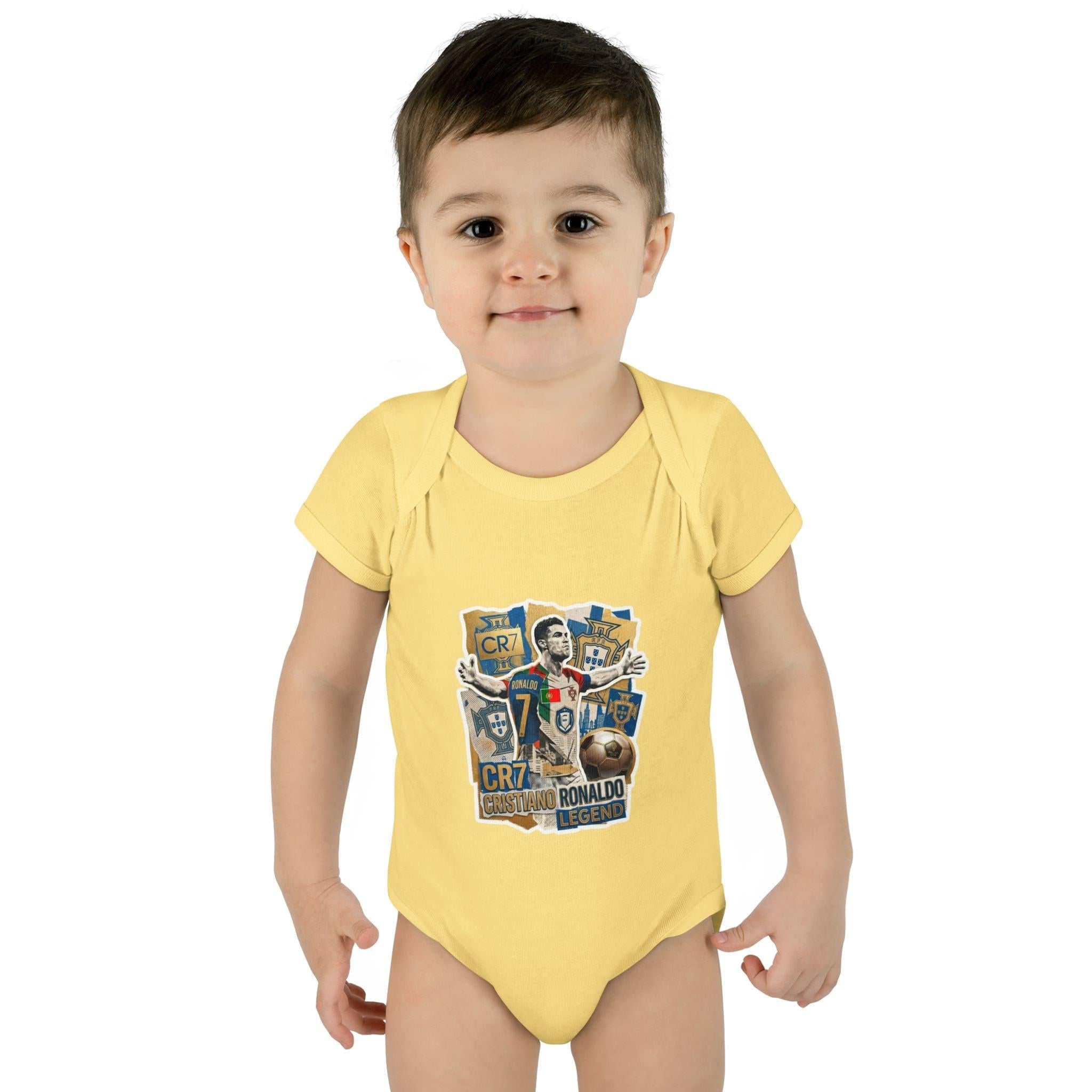CR7 Fan Inspired Baby Bodysuit — World Cup 2026 Infant One-Piece.