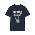 Neon rock hand dad graphic tee