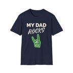 Neon rock hand dad graphic tee