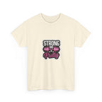 Strong and Pretty Tee — 'Strong and Pretty' Fitness Graphic T-Shirt