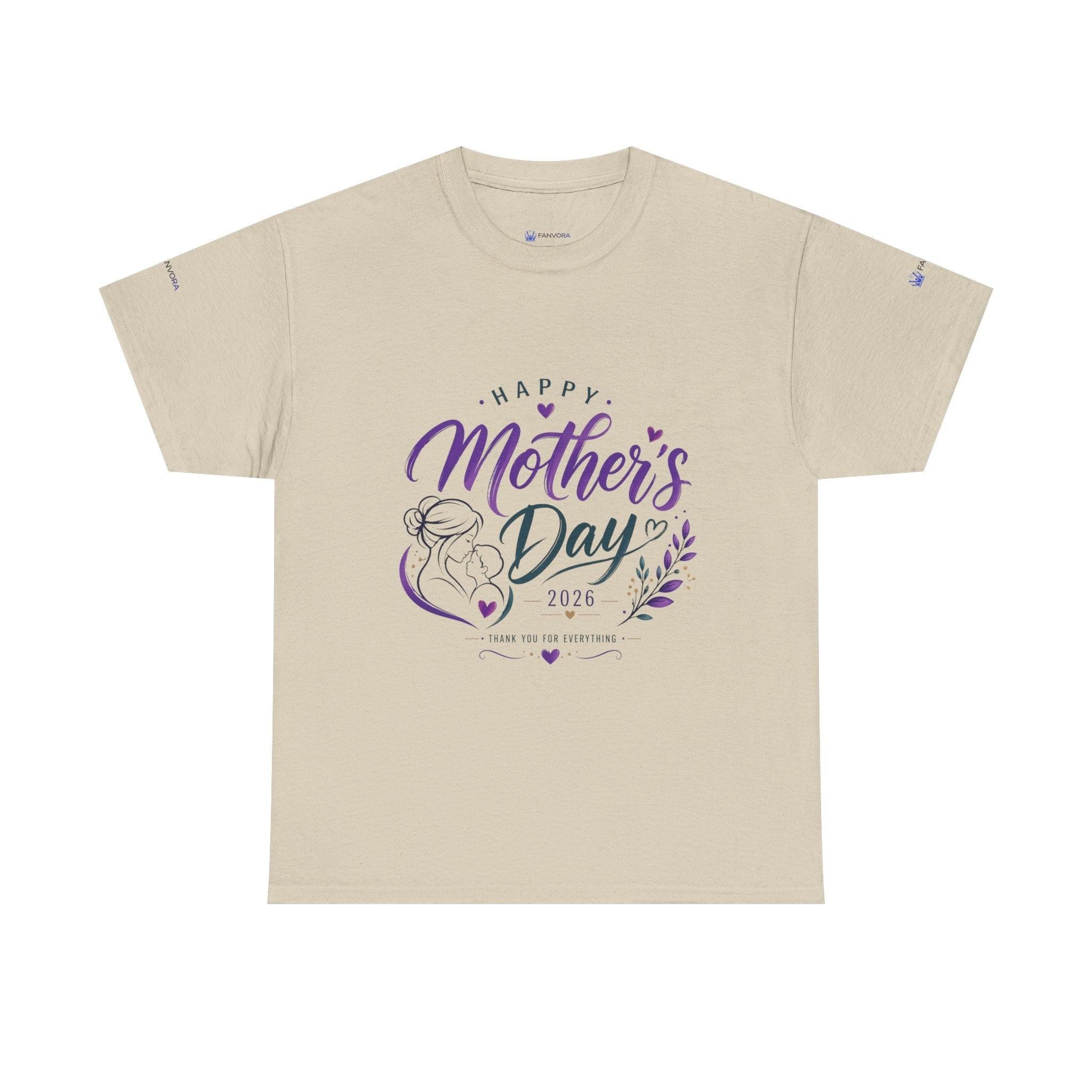 Mother's Day T-Shirt — "Happy Mother's Day 2026" Floral Mom Tee.