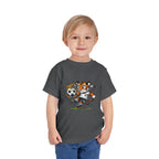 Toddler Soccer Tiger Tee — Cute Kicking Tiger Football Shirt for Kids