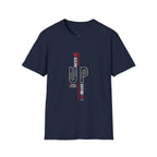 Never Give Up T-Shirt — Motivational Vertical 'Never Up' Graphic Tee