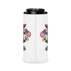 Mascot Can Cooler – Flags & Trophy Beer Koozie