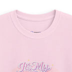 Kids 9th Birthday T‑Shirt - 'It's My 9th Birthday' Pink Heart Graphic Tee