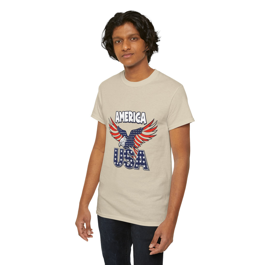 USA Eagle T-Shirt – America Patriotic Graphic Tee for 4th of July