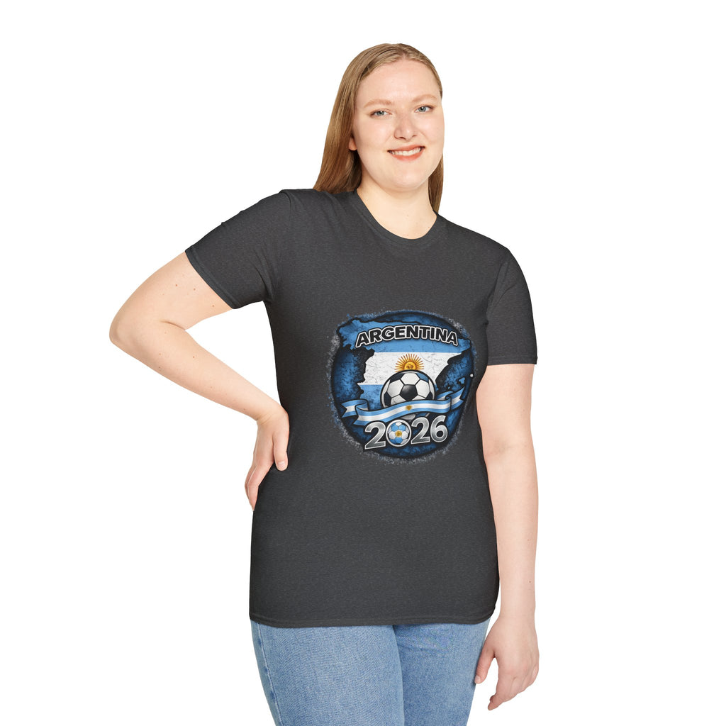 Argentina Soccer T‑Shirt 2026 — Fan Jersey