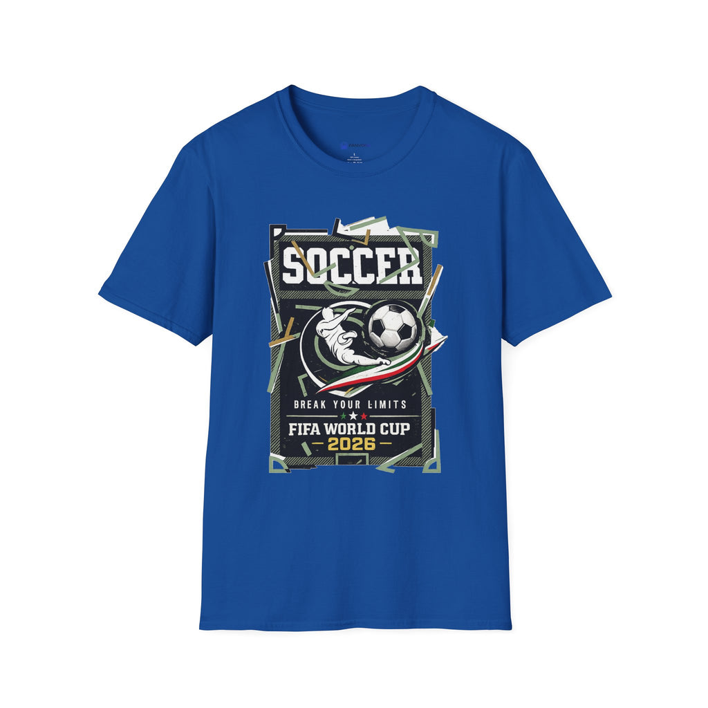 Soccer Cup 2026 Graphic T‑Shirt — Vintage Team Crest Soccer Tee