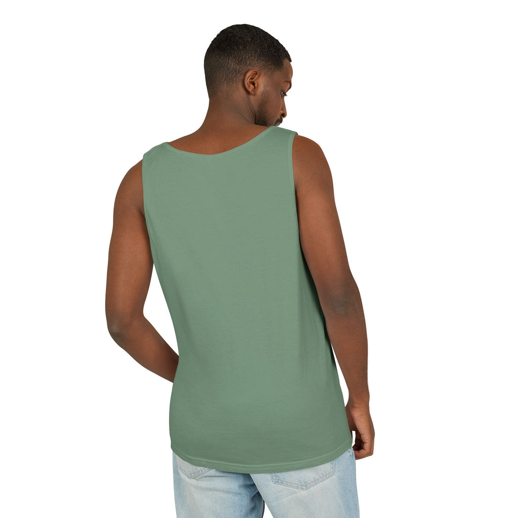 Soccer 2016 Player Silhouette Tank Top — Yellow Brushstroke Sports Vest