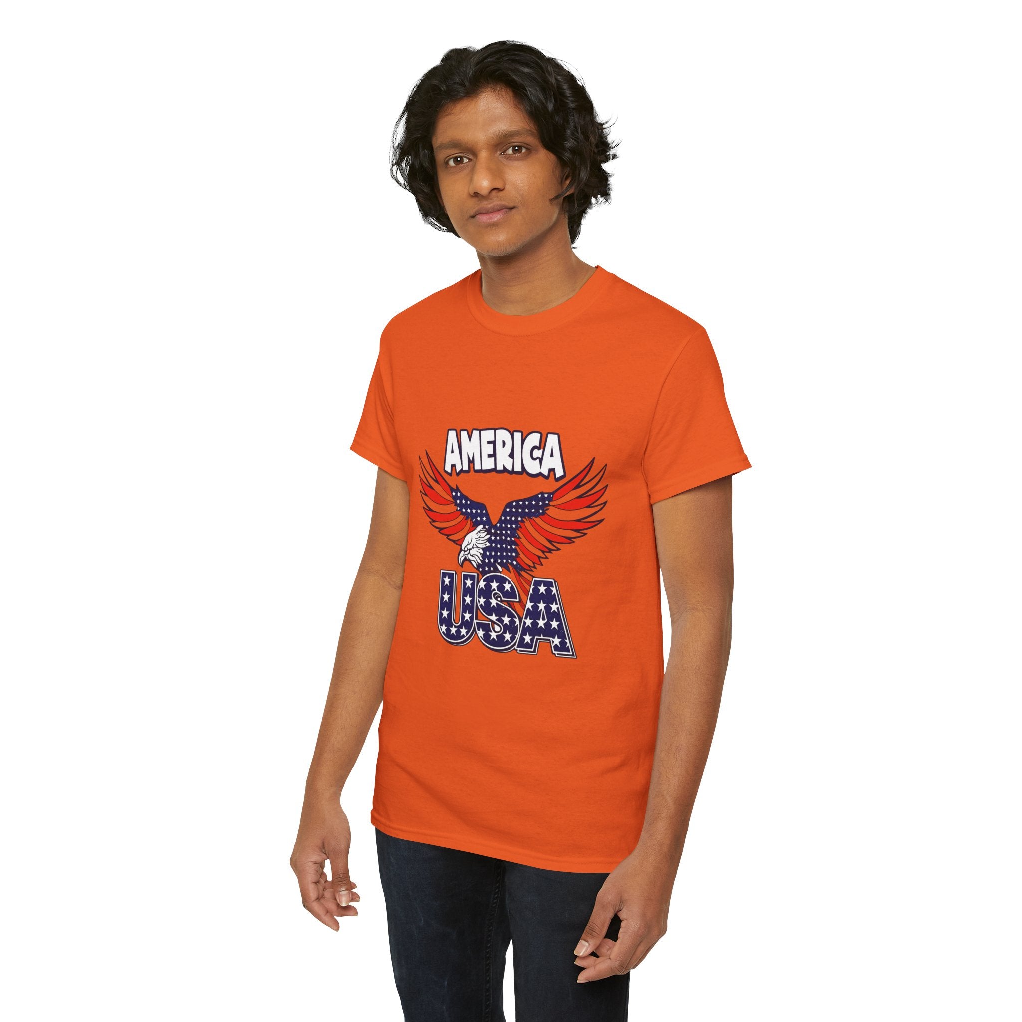 USA Eagle T-Shirt – America Patriotic Graphic Tee for 4th of July