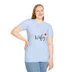 Wifey T-Shirt with Red Heart – Cute Bride & Newlywed Gift Tee