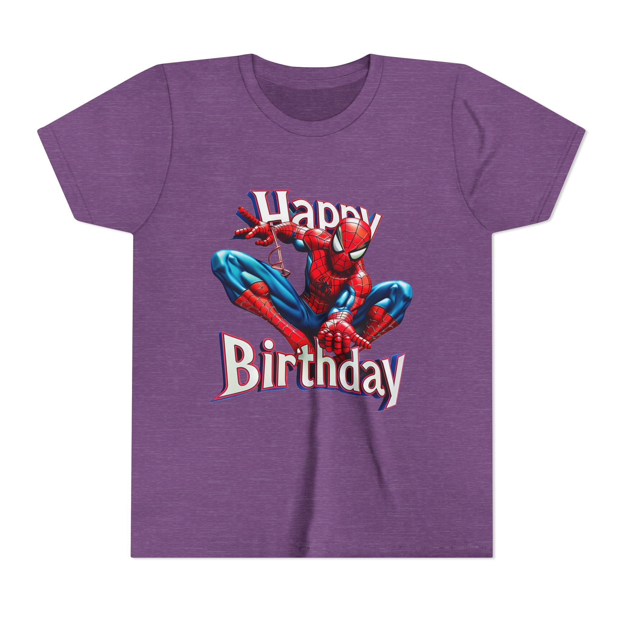 Spider Hero "Happy Birthday" Youth Tee