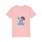 Youth Tee - Cute 'Super Strike!' Soccer Boy Graphic