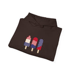 American Patriot Graphic Hoodie — Patriotic Fourth of July Sweatshirt.