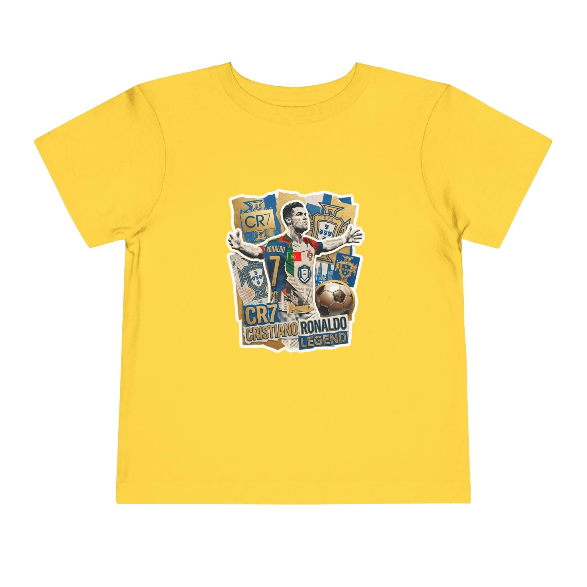 CR7 Fan Inspired Toddler Soccer T‑Shirt — Kids Football Fan Tee.