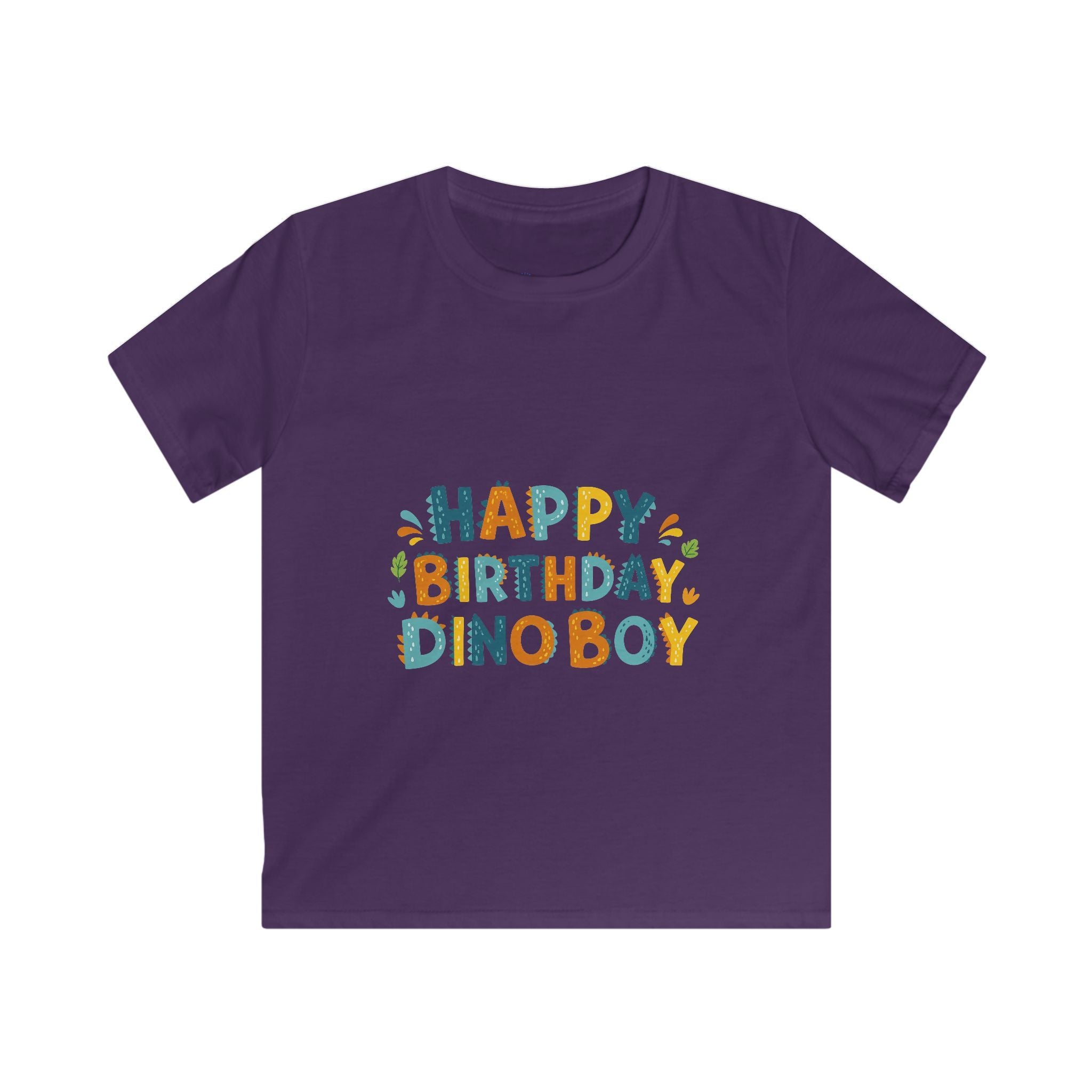Happy Birthday Dino Boy Kids Tee