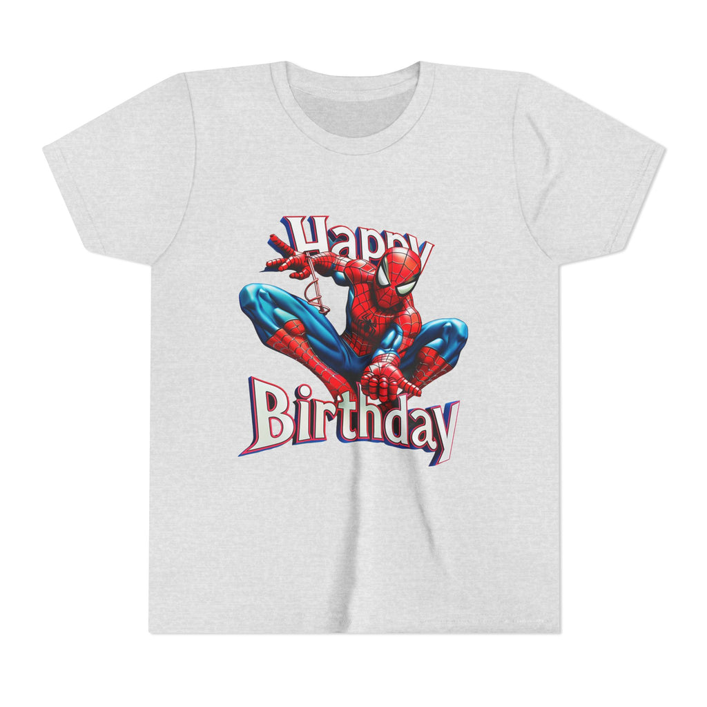 Spider Hero "Happy Birthday" Youth Tee