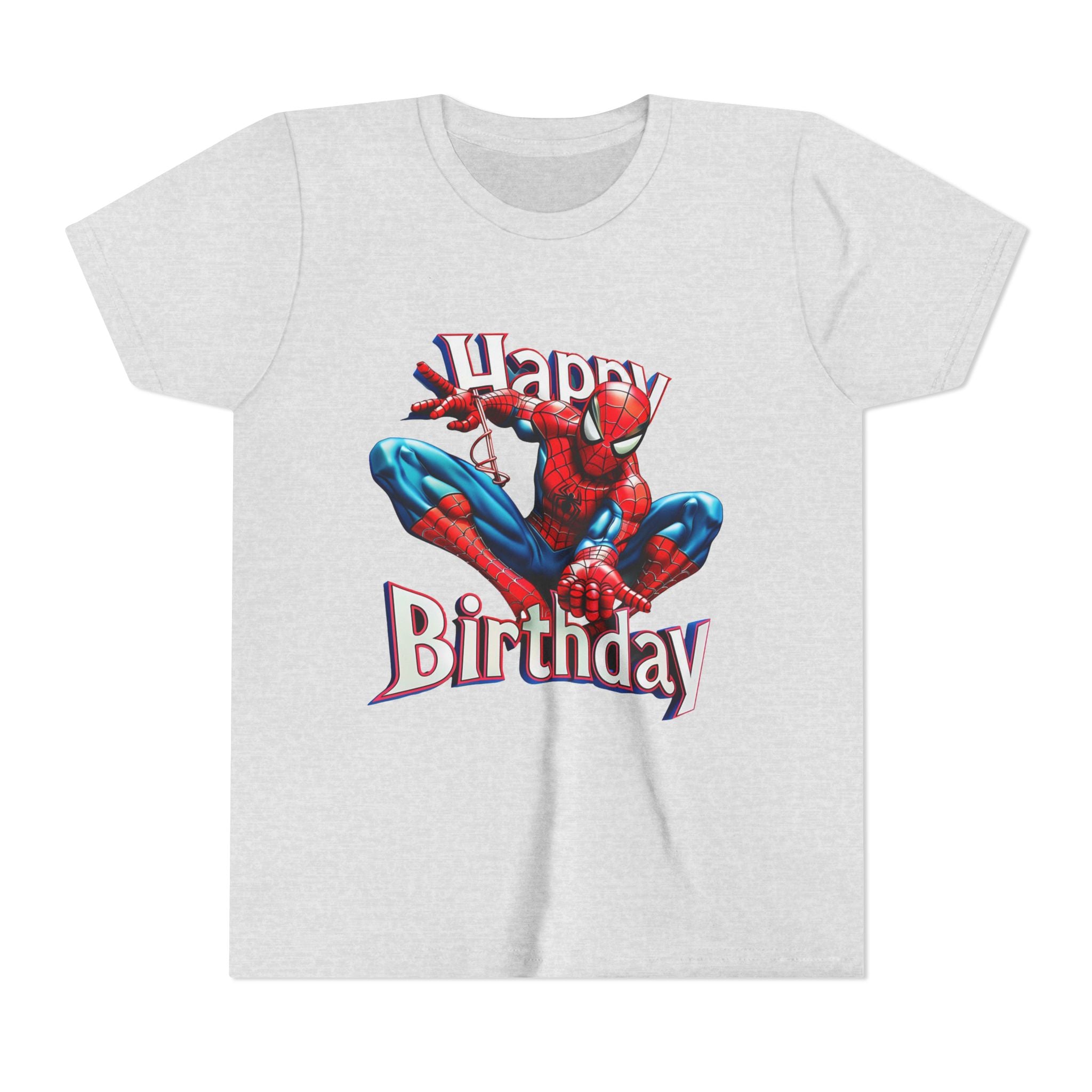 Spider Hero "Happy Birthday" Youth Tee