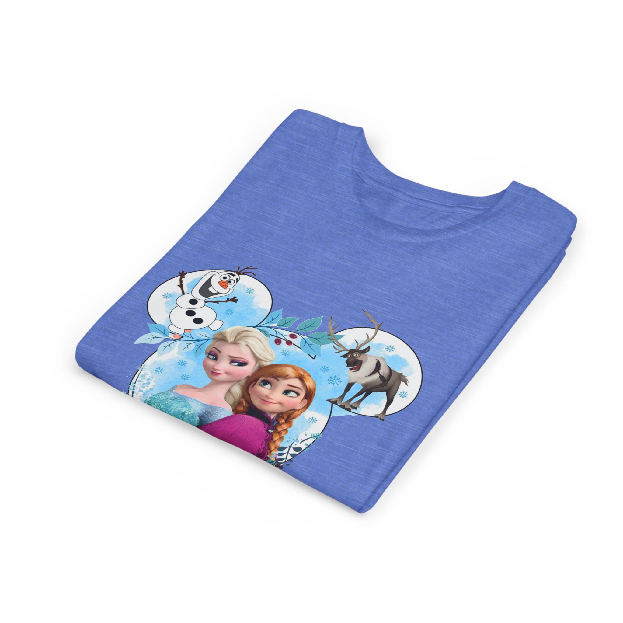 Girls' Frozen Princesses Youth Tee – Elsa & Anna Winter Friends Shirt