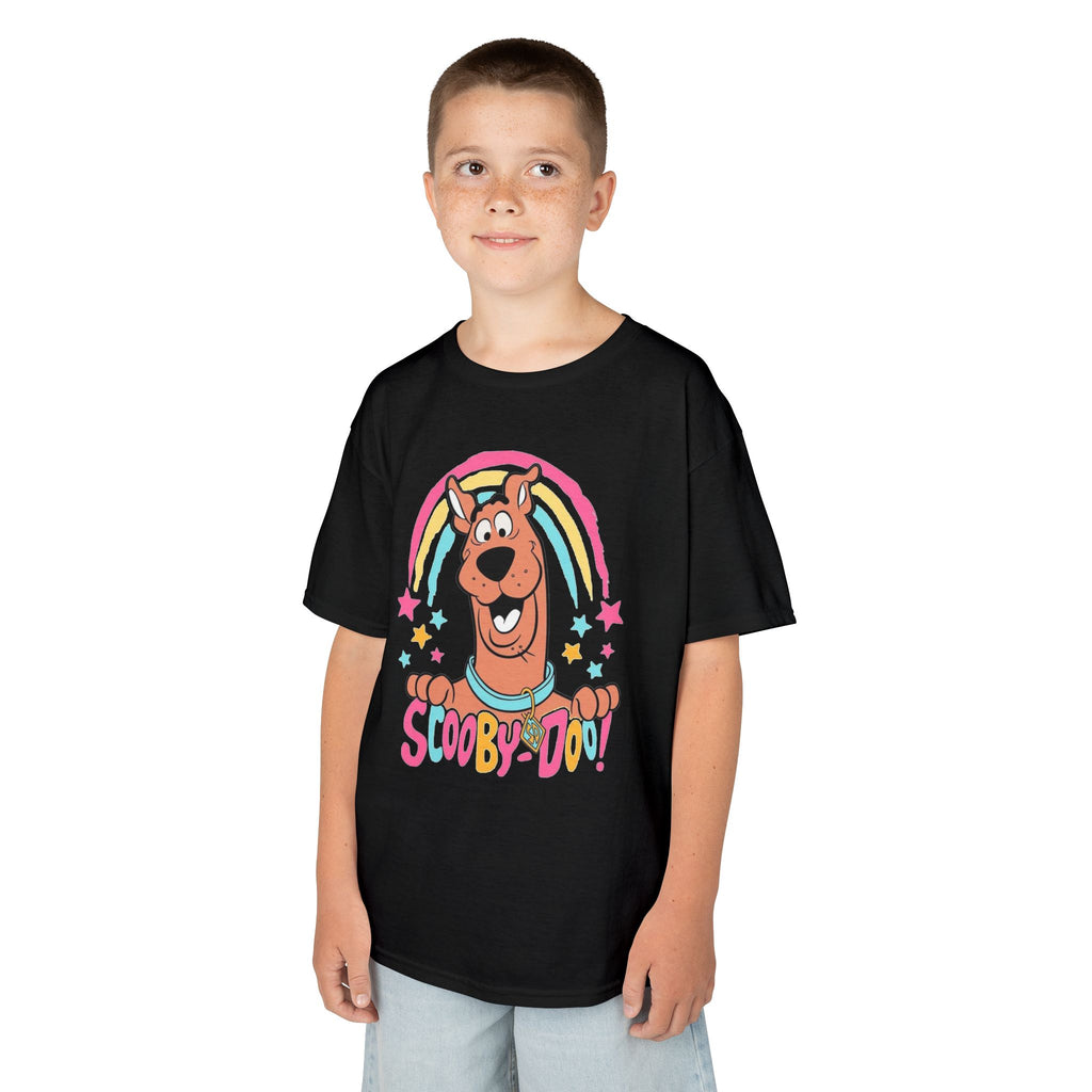 Scooby-Doo Kids T‑Shirt — Colorful Rainbow Cartoon Tee for Kids