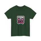 Strong and Pretty Tee — 'Strong and Pretty' Fitness Graphic T-Shirt