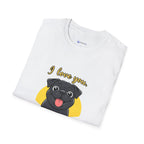 Pug Love T-Shirt — “I love you. FOREVER” Cute Black Pug Graphic Tee