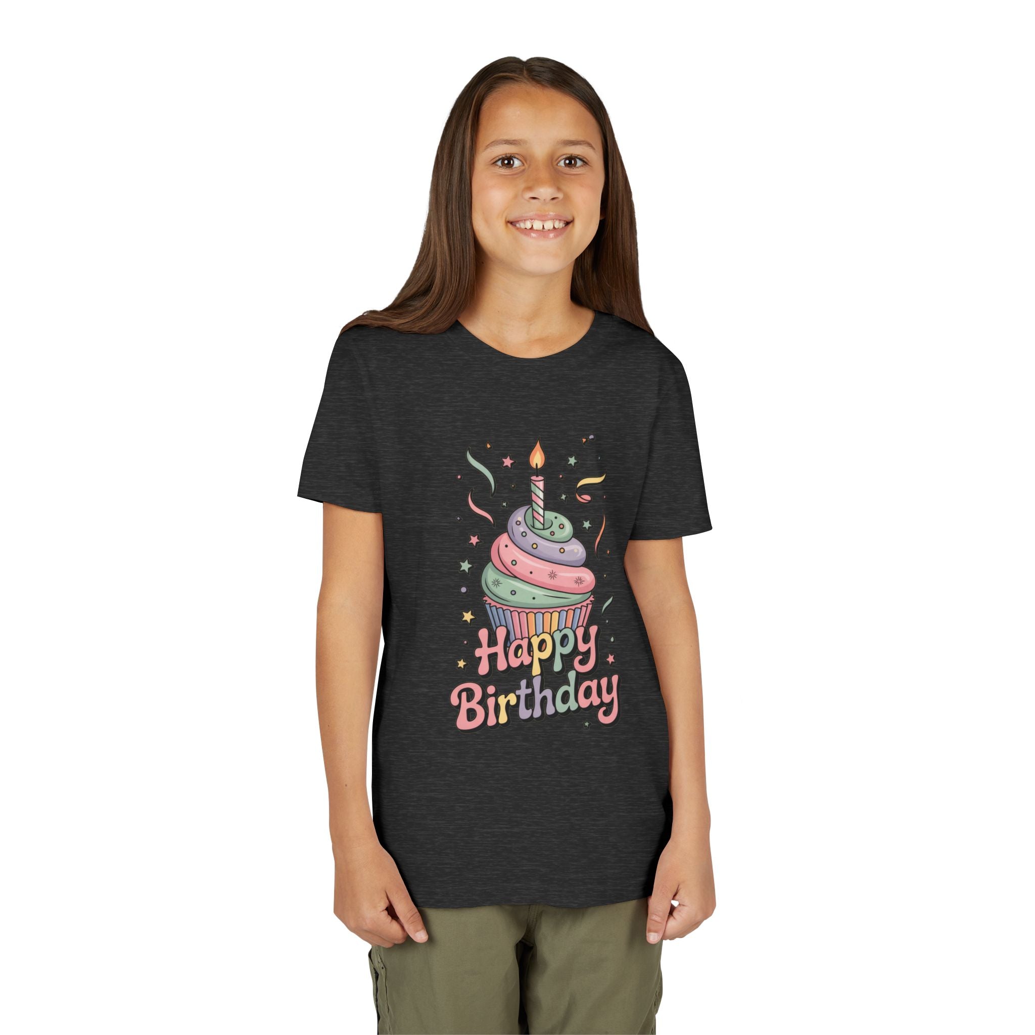 Kids "Happy Birthday" Cupcake Tee