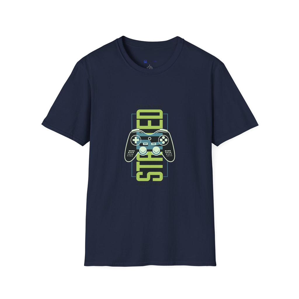 Retro Game Controller T-Shirt — 'STED' Vertical Gamer Graphic Tee
