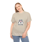 Just You & Me Penguin Tee — Cute Couples Graphic T-Shirt