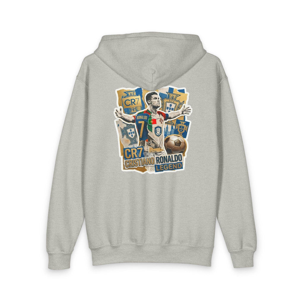 Youth CR7 Fan Inspired Collage Zipped Hoodie - World Cup 2026.
