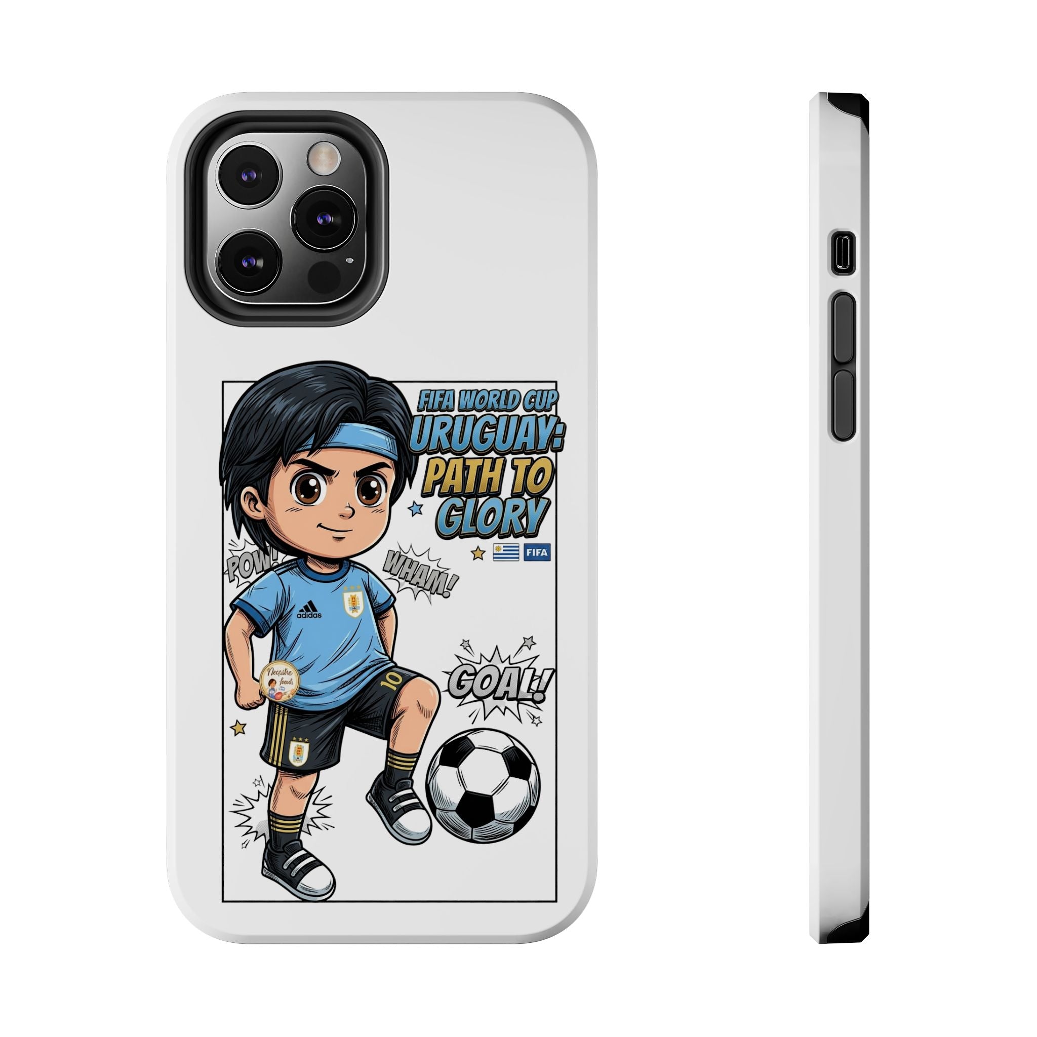 Uruguay Soccer Phone Case — Path to Glory "Goal!" Design