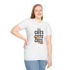 Cats Cats Cats T-Shirt — Cute Kitten Graphic Tee for Cat Lovers