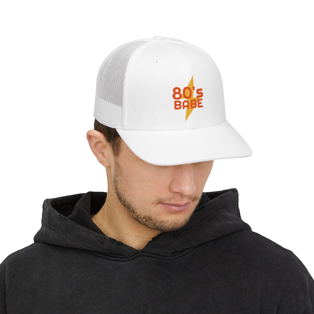 80’s Babe retro lightning bolt trucker cap