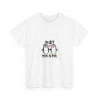 Just You & Me Penguin Tee — Cute Couples Graphic T-Shirt
