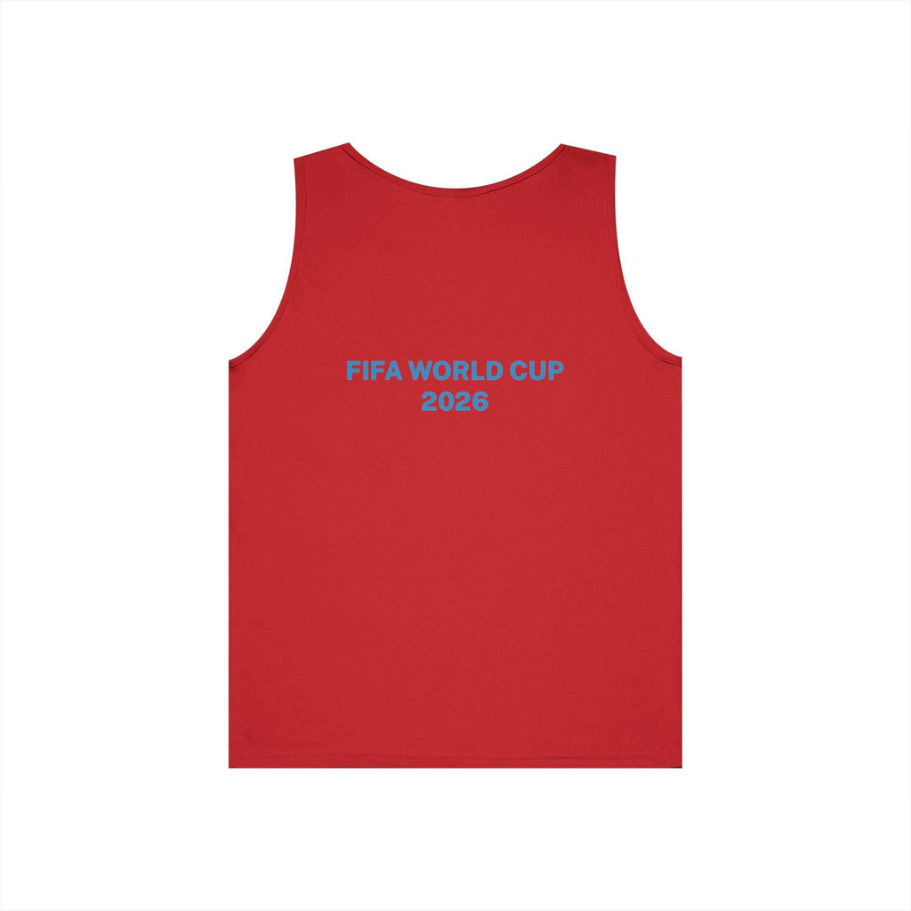 "I am Here to Stay" Argentina Soccer Star Tank Top — Jersey Portrait World Cup 2026.