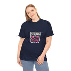 Strong and Pretty Tee — 'Strong and Pretty' Fitness Graphic T-Shirt