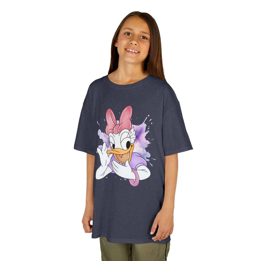 Kids Tee — Cute Daisy Duck Watercolor Graphic
